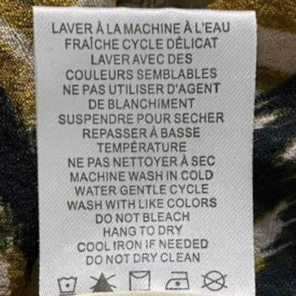 2 for $20 Rachel Zoe Tiered Midi Skirt Large Elastic Back Waist Detailed Print - Picture 11 of 13